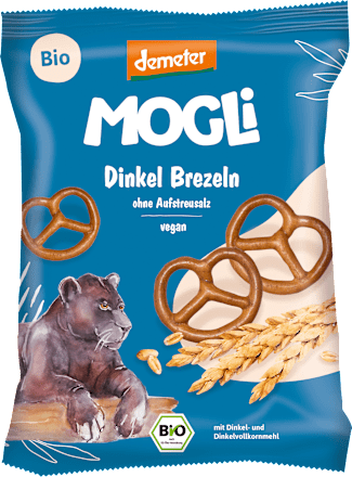 Kindersnack Knabber Gebäck Dinkel Brezeln ab 3 Jahren MOGLi