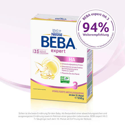 Folgemilch Expert HA3 ab dem 10. Monat Nestlé BEBA