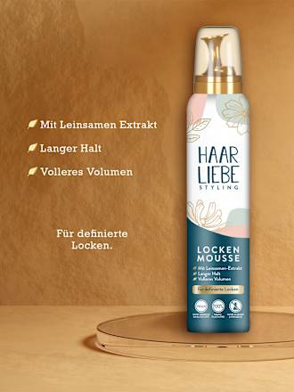 Schaumfestiger Lockentraum Mousse HAARLIEBE