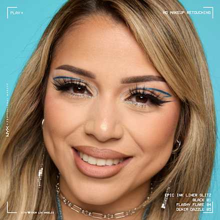 Eyeliner Epic Ink Jeanz Glitz Graphite Glitz 06 NYX PROFESSIONAL MAKEUP