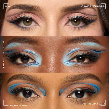 Eyeliner Epic Ink Jeanz Glitz Tapered Twinkle 01 NYX PROFESSIONAL MAKEUP