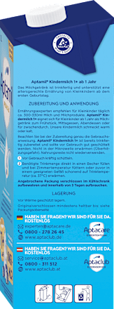 Kindermilch Pronutra, ab 1 Jahr Aptamil