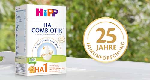 Anfangsmilch HA1 Combiotik von Geburt an HiPP