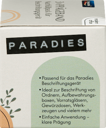 Nachfüllpack Label Paradies