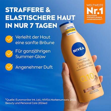 Bodylotion Q10 straffend + bräunend NIVEA