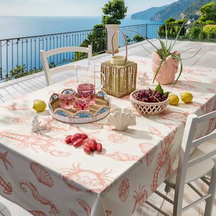 Salz- & Pfefferstreuer aus Keramik "Hummer", korall (10,5x8x4 cm) BOLTZE