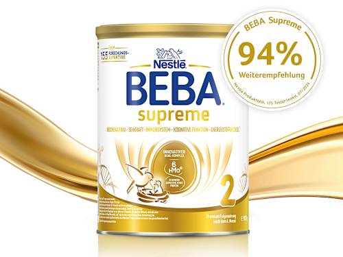 Folgemilch Supreme 2 ab dem 7. Monat Nestlé BEBA