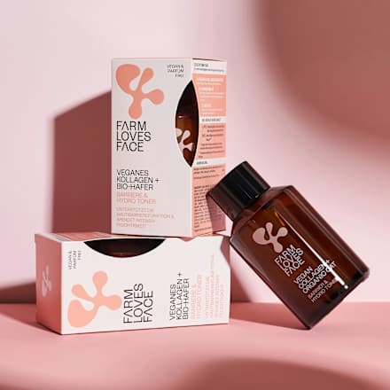 Toner Barriere & Hydro Veganes Kollagen + Bio-Hafer Farm Loves Face