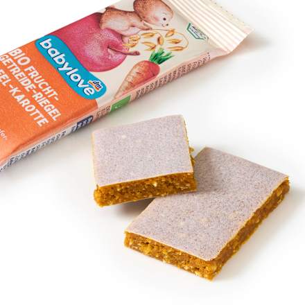 Batonik Bio owocowo-zbożowy jabłko marchew od 1. roku babylove