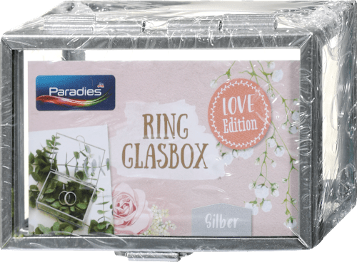 Sklenený box RING GLASBOX LOVE edition Paradies