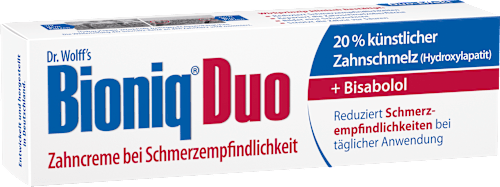 Zahnpasta Zahncreme bei Schmerzempfindlichkeit Bioniq®