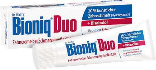 Zahnpasta Zahncreme bei Schmerzempfindlichkeit Bioniq®