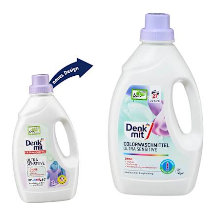 Colorwaschmittel Ultra Sensitive Denkmit