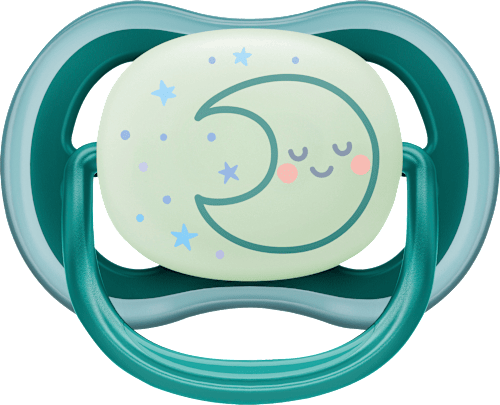 Schnuller ultra air Nighttime, grau/grün, 6-18 Monate  PHILIPS AVENT