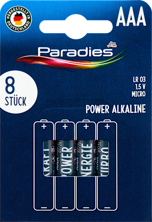 Baterii alcaline AAA Paradies