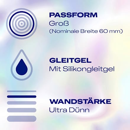 Kondome Hautnah XXL, Breite 60mm Durex