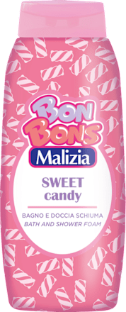 Bagno  e doccia schiuma sweet candy  BON BONS Malizia
