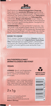 Enzym Peeling Pulver BE ROUTINE