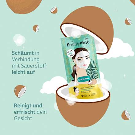 Tuchmaske Coco Glam Bubble THE Beauty Mask COMPANY