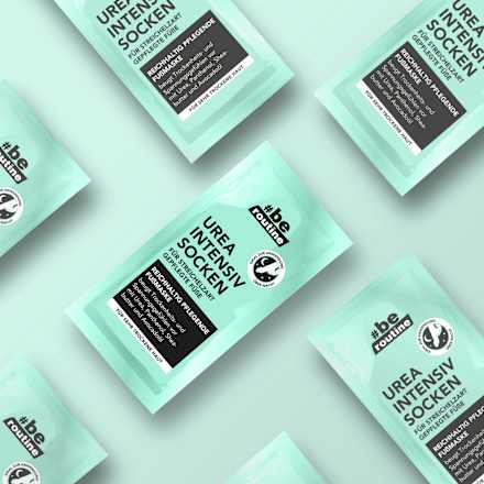 Fußmaske Socken mit Urea & Panthenol (1 Paar) BE ROUTINE