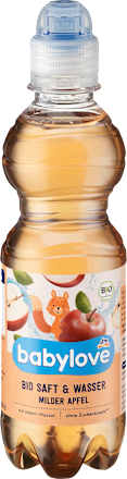 Succo di mela con acqua minerale naturale babylove
