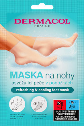 osvěžující maska na nohy v ponožkách Dermacol