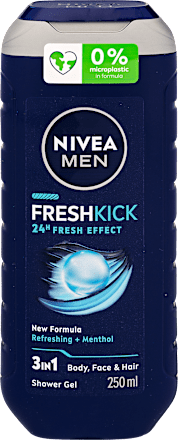 Tusfürdő Fresh Kick  NIVEA MEN