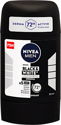 Deo Stift Black&White Invisible Original NIVEA MEN