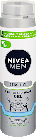Borotvagél Sensitive 3-day Beard NIVEA MEN