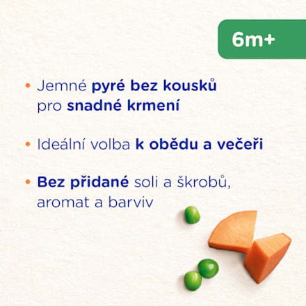 příkrm batátová kaše s krůtou 6m+ Sunar