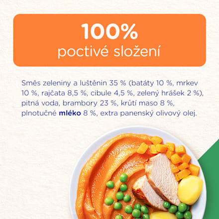 příkrm batátová kaše s krůtou 6m+ Sunar