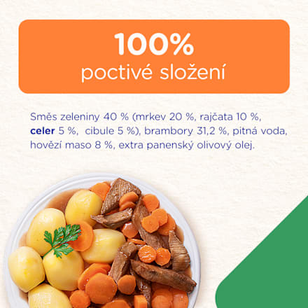 příkrm  mrkev s hovězím a brambory 6m+ Sunar