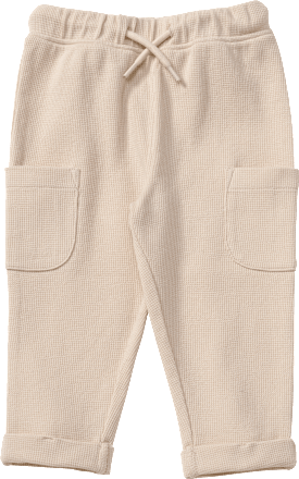 Jogginghose mit Waffel-Struktur, beige, Gr. 86 ALANA