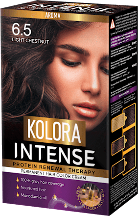 Боя за коса Protein Renewal Therapy, Nr. 6.5 Light Chestnut KOLORA INTENSE