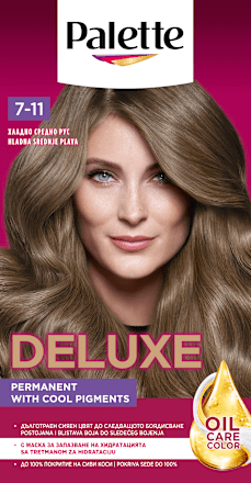 Боя за коса с амоняк Nr. 7-11 Cool Medium Blond Palette DELUXE