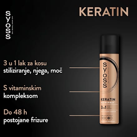 Keratin lak za kosu syoss