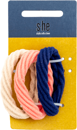 Haargummi-Set gewellt  s-he stylecollection