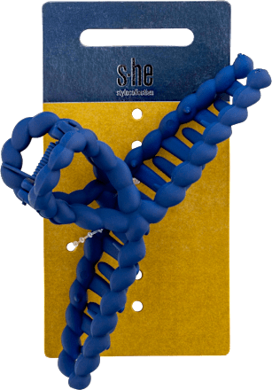 Haarklammer Loop blau s-he stylecollection