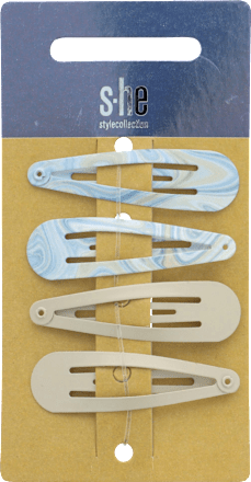 Haarspangen-Set blau beige s-he stylecollection