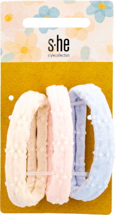 Haargummi-Set pastell gepunktet s-he stylecollection