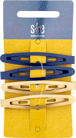 Haarspangen-Set blau gold s-he stylecollection