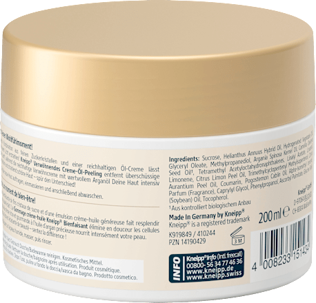 Körperpeeling Creme-Öl-Peeling Kneipp