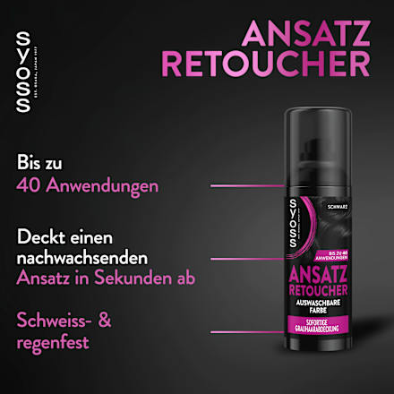 Ansatz Retoucher Schwarz Syoss