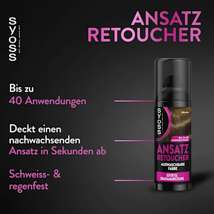 Ansatz Retoucher Braun Syoss