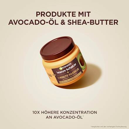 Haarkur 1-Minute Avocado-Öl & Sheabutter Wahre Schätze