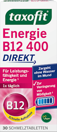 Vitamin B12 Energie Schmelztabletten 30 St taxofit