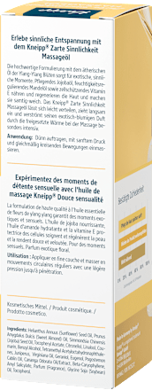 Massageöl Zarte Sinnlichkeit Kneipp