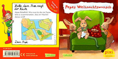 Adventskalender 2024 Pixi Carlsen