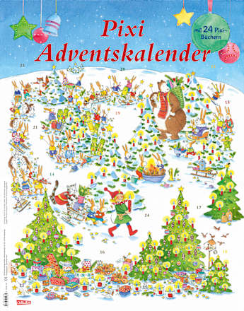 Adventskalender 2024 Pixi Carlsen
