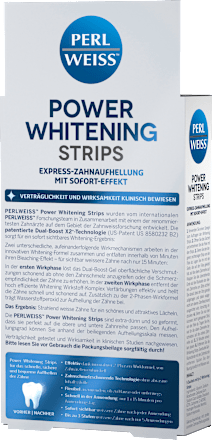 Bleaching Power Whitening Strips Perlweiss